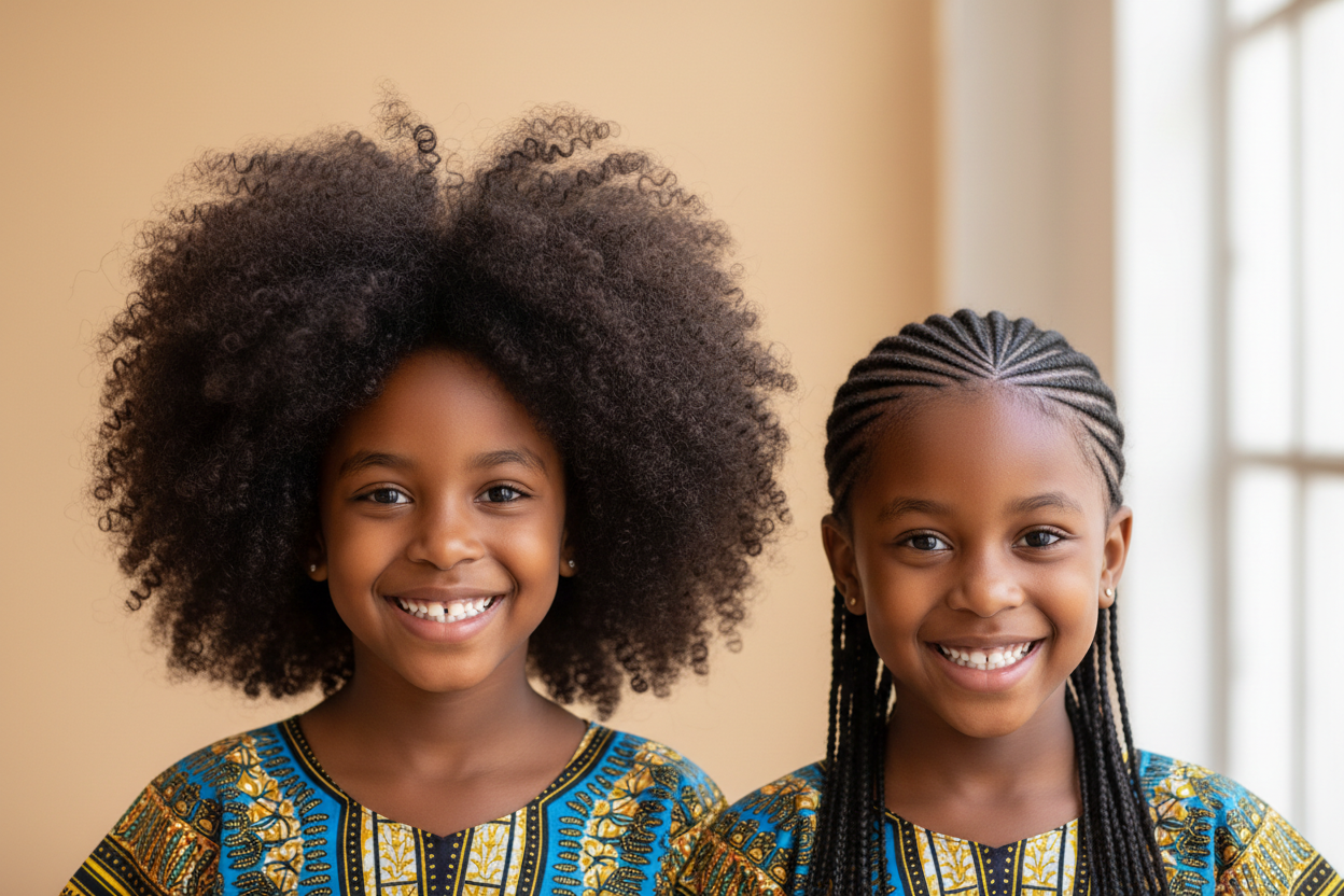 Coiffures petite fille afro : 10 idées mignonnes et protectrices