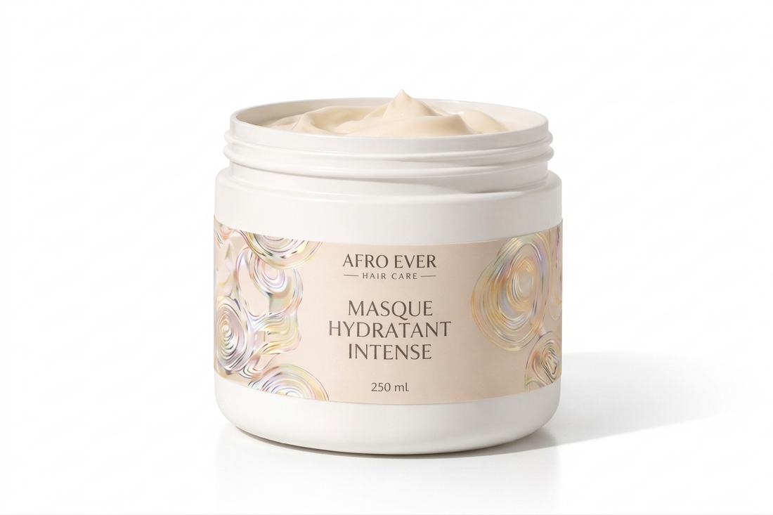 Masque hydratant intense cheveux afro de la marque afro ever 