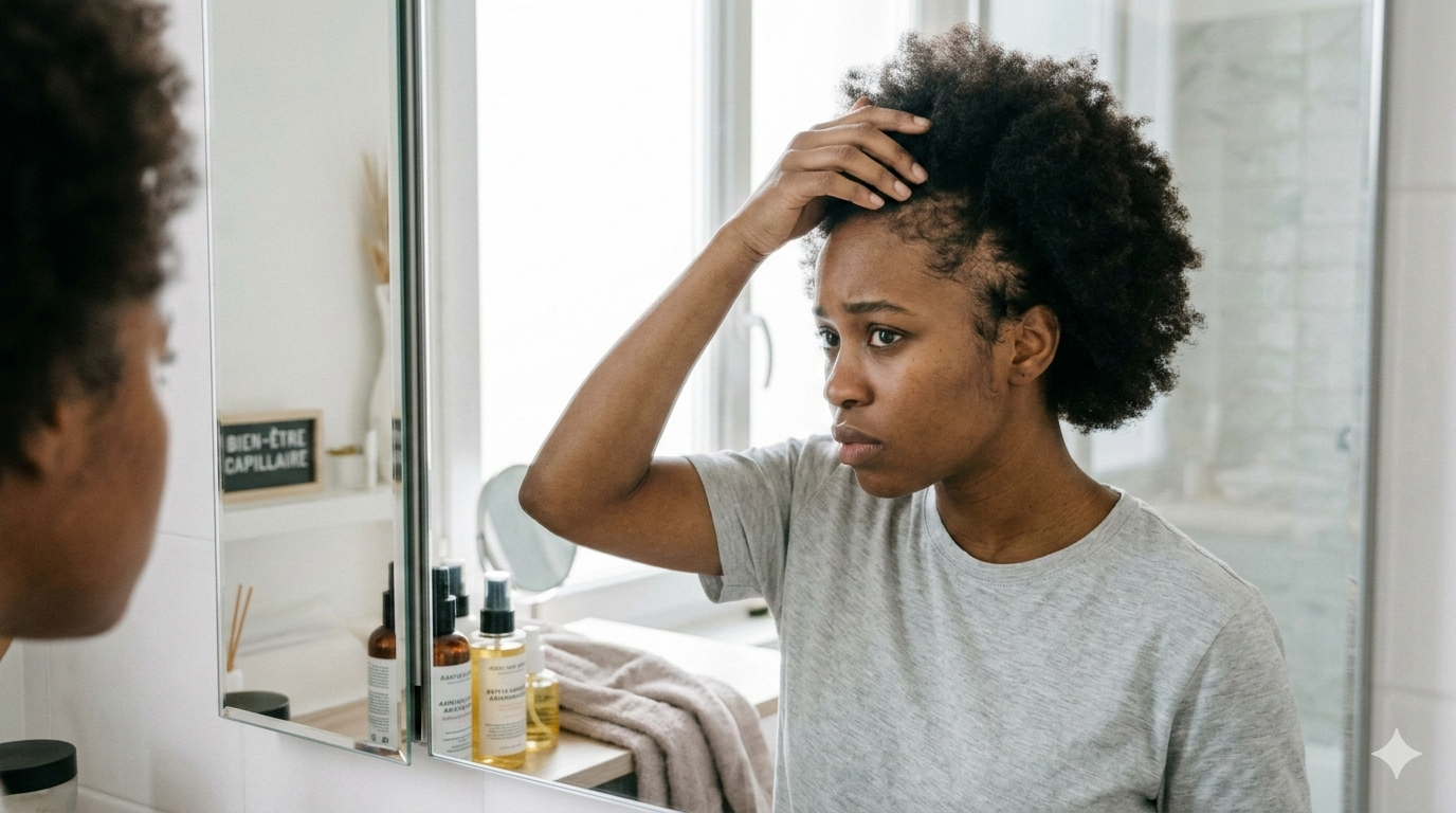 Perte cheveux après tresse africaine : causes et solutions