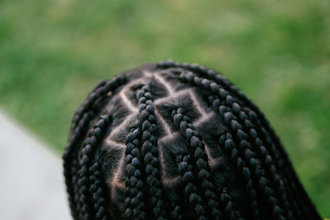 tresses box braids sur des cheveux crepus